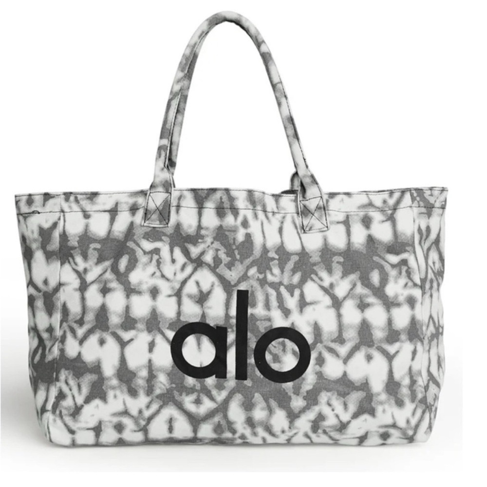 ALO Yoga Monochrome Patterned Tote Bag
